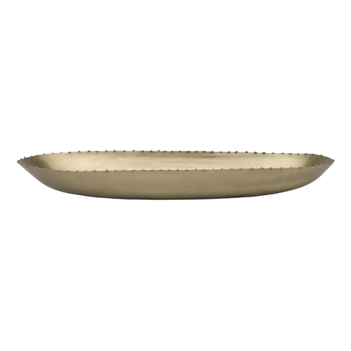 Ecology Ingot Shallow Oval Bowl 49cm Gold