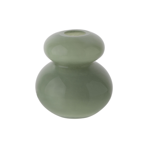 Ecology Pebble Vase 14cm Opal Leaf