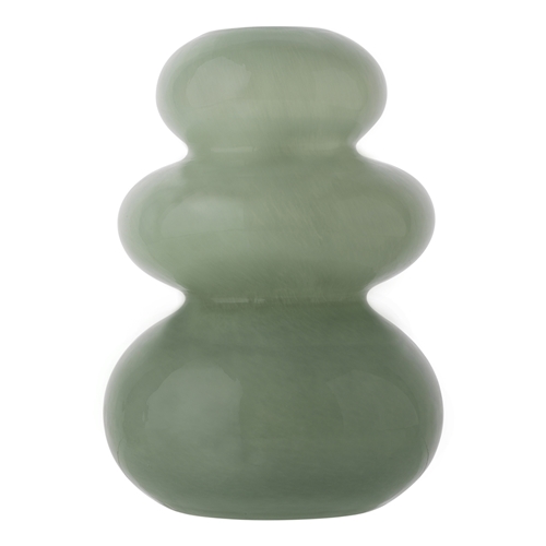 Ecology Pebble Vase 21cm Opal Leaf