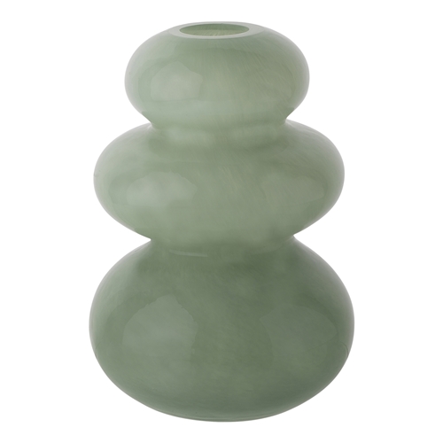 Ecology Pebble Vase 21cm Opal Leaf