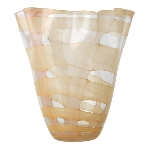 Ecology Papyrus Vase 24.5cm Peach