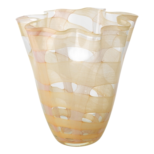 Ecology Papyrus Vase 24.5cm Peach