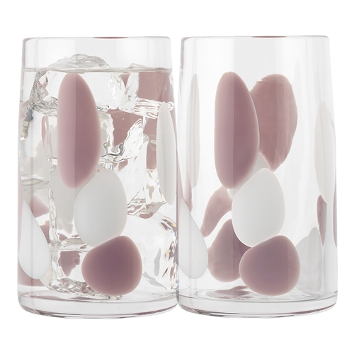 Ecology Camille Set of 4 Hi Ball Tumblers Blush 420ml