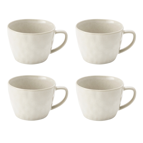 MARIE S/4 MUGS 410ML WHEAT