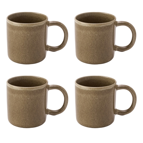 ALLERY SET OF 4 MUGS MOCHA