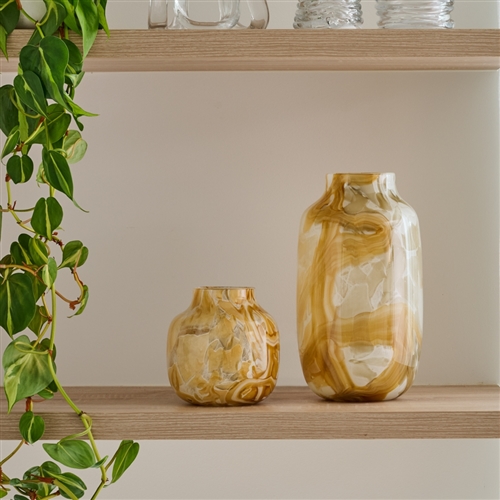 Ecology Elowen Vase 17.5cm Honeycomb 