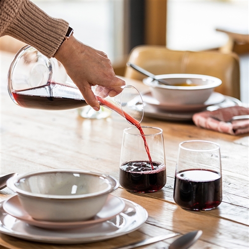 Ecology Ida Set of 6 Stemless Wine 430ml