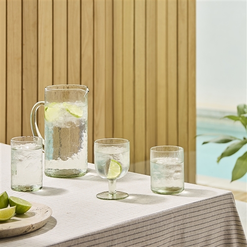 Ecology Equinox Set of 4 Goblet Sea Mist 300ml