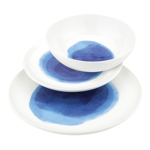 ECS1225 Ecology Watercolour 12 Piece Dinner Set Ocean CWM Homewares