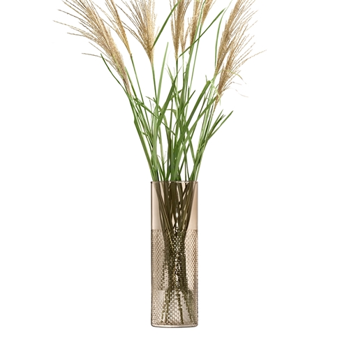 LSA7724 Wicker Vase 40cm Taupe CWM Homewares