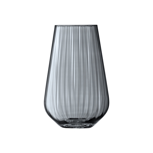 LSA Zinc Vase Sheer Zinc 28cm