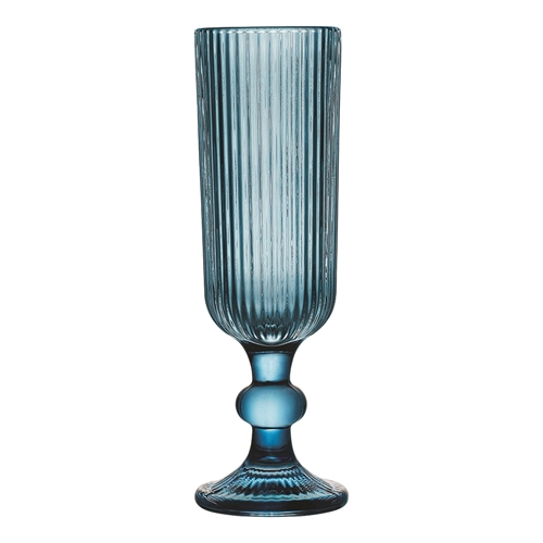 Porto Brittany Set of 4 Flutes 140ml Bleu