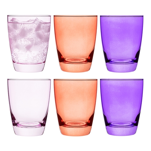 Porto Estelle Tumbler Set of 6 300ml Pink