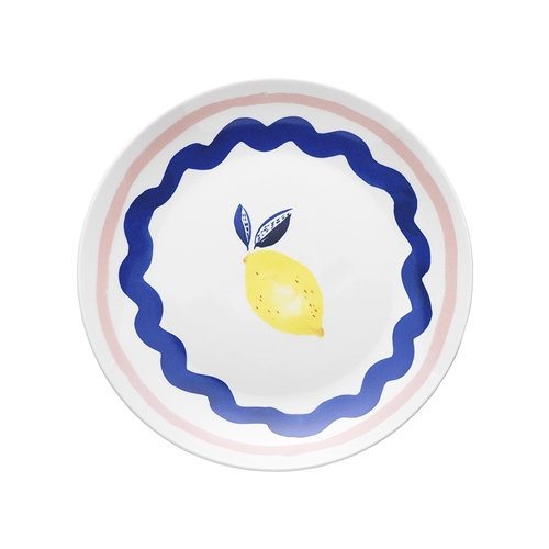 Porto Riviera Side Plate 20.5cm Lemon