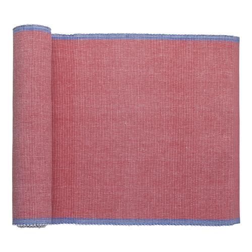 Porto Lola Ribbed Table Runner 33x180cm Fuchsia