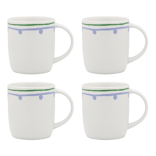Porto Fiesta Set of 4 Mugs 300ml Lilac
