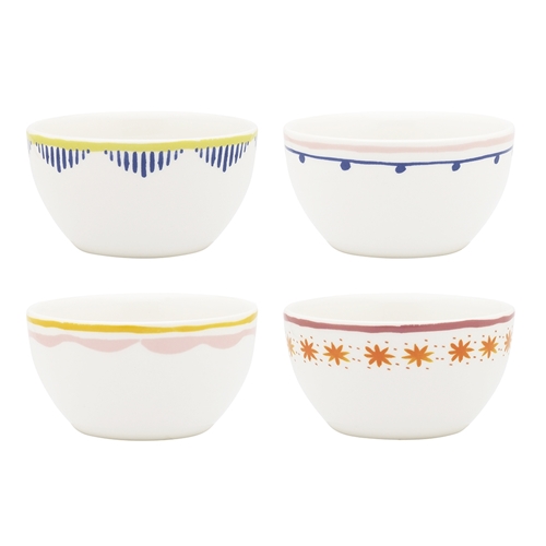 Porto Fiesta Set of 4 Dip Bowls 11cm Assorted