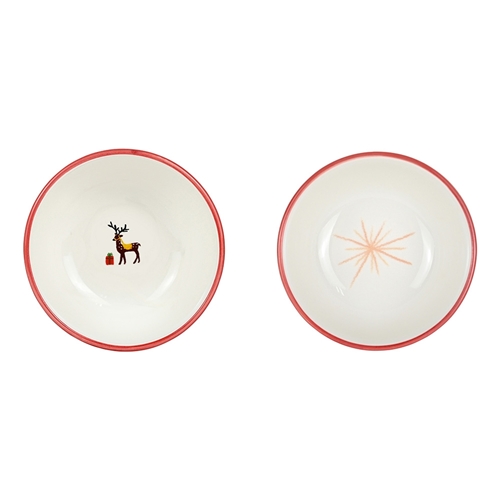 Porto Night Before Set of 2 Dip Bowls Deer