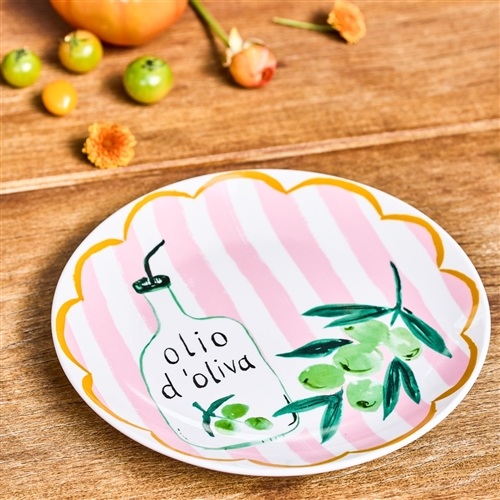 Porto Cucina Round Platter 30cm Olive