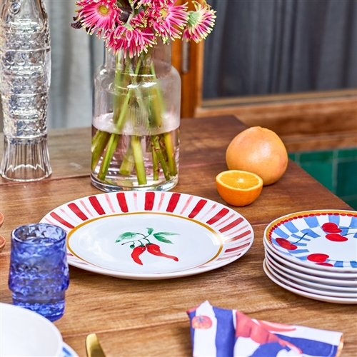 Porto Cucina Round Platter 30cm Chilli