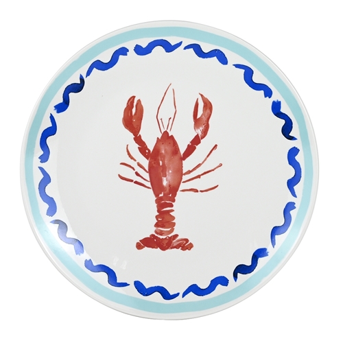 Porto Riviera Round Platter 30cm Lobster