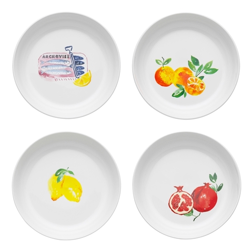 Positano S4 Dinner Bowls Mix