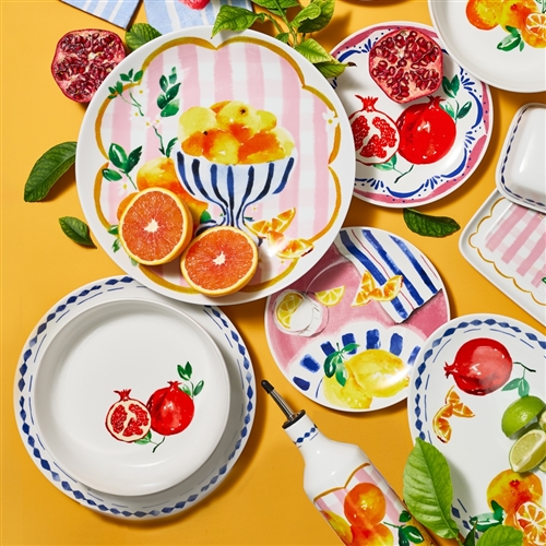 Positano Rnd Serve Plate Fruit