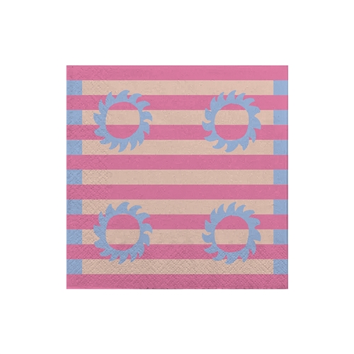 Sole 20pk Paper Napkins Pink