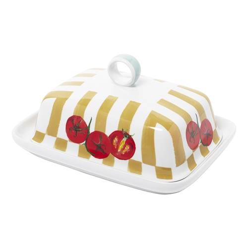 Valentina Butter Dish Tomato