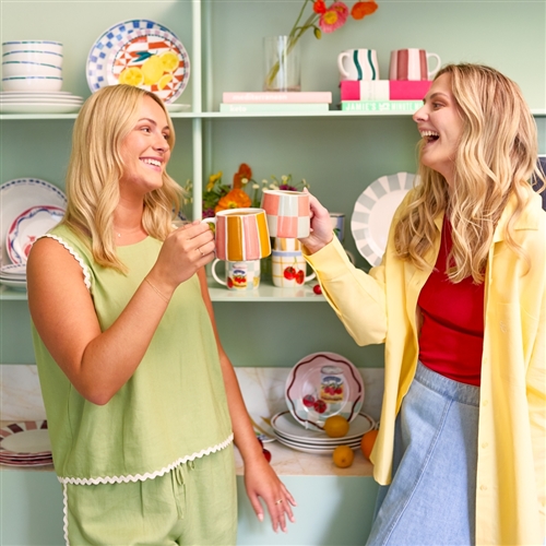 Carnevale Mug 320ml Checkers