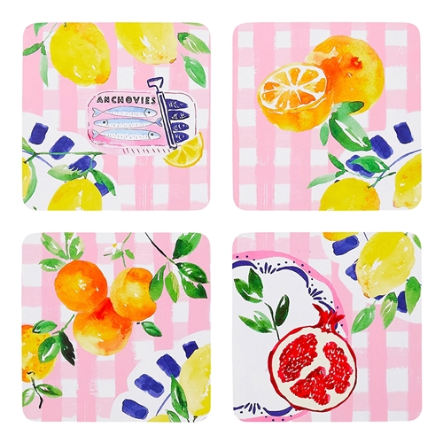 Positano S4 Coasters 10x10cm