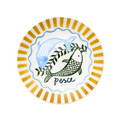 Porto Nautilus Side Plate 20cm Pesce