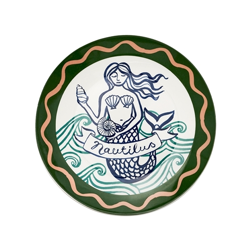 Porto Nautilus Side Plate 20cm Siren