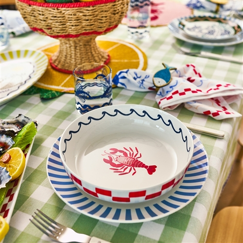 Porto Nautilus Set of 4 Dinner Bowls 21.5cm
