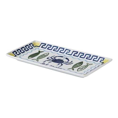 Porto Nautilus Rectangle Serving Platter 29.5cm Pesce