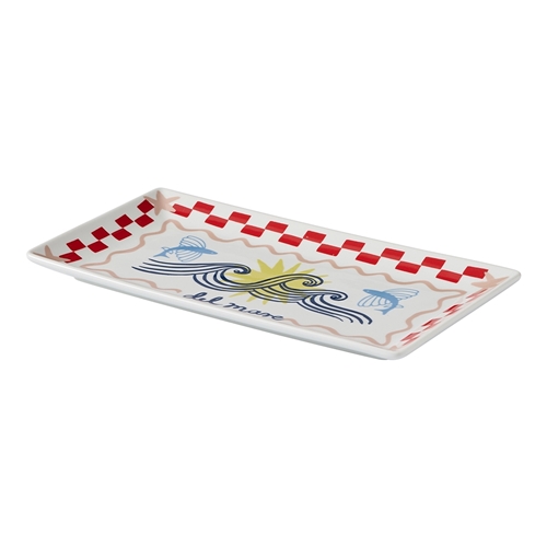 Porto Nautilus Rectangle Serving Platter 29.5cm Del Mare
