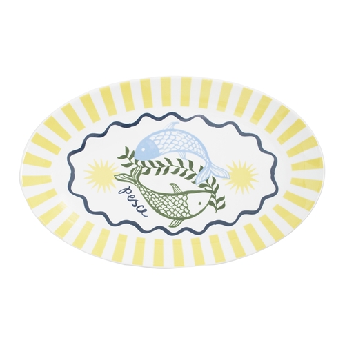 Porto Nautilus Oval Serving Platter 32cm Pesce