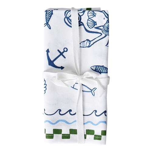 Porto Nautilus Set of 4 Napkins 45cm Siren
