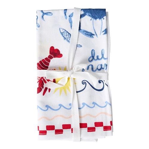 Porto Nautilus Set of 4 Napkins 45cm Lobster