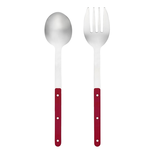 Porto Sona Set of 2 Salad Servers 27cm Ruby