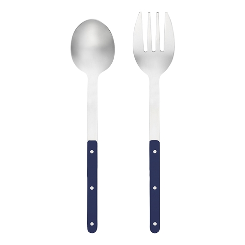 Porto Sona Set of 2 Salad Servers 27cm Navy