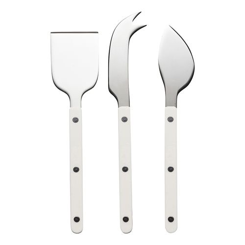 Porto Sona Set of 3 Cheese Knives Vanilla