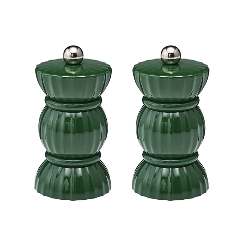 Porto Bon Bon Salt and Pepper Grinders 10cm Forest