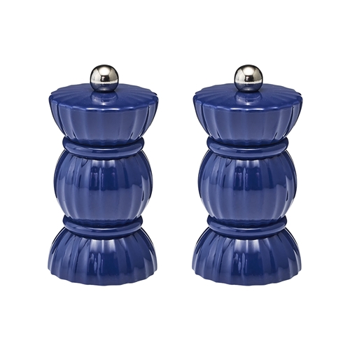 Porto Bon Bon Salt and Pepper Grinders 10cm Navy