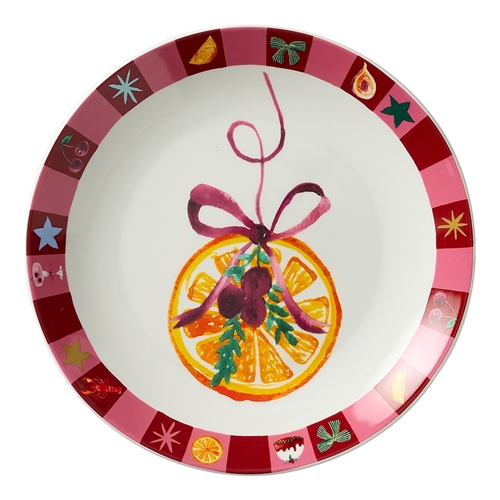Porto 'Tis The Season Side Plate 20cm Clementine