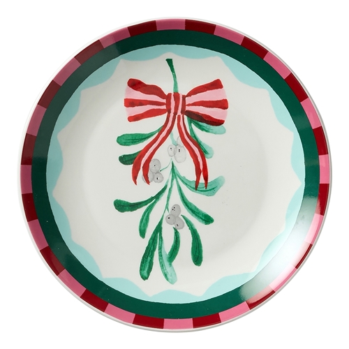 Porto 'Tis The Season Side Plate 20cm Mistletoe