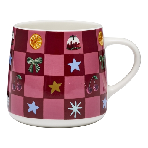Porto 'Tis The Season Mug and Coaster Set 250ml Cherry