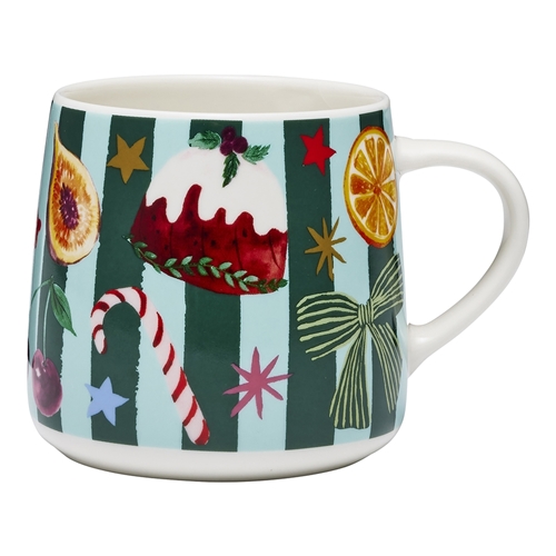 Porto 'Tis The Season Mug and Coaster Set 250ml Pudding