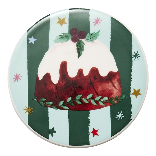 Porto 'Tis The Season Mug and Coaster Set 250ml Pudding