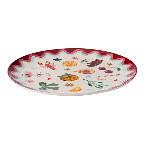 Porto 'Tis The Season Round Plate 32cm Festive
